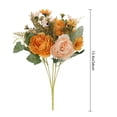 thumbnail image 6 of LShunze Peonies Artificial Flowers Vintage Faux Peony Arrangements Fake Flower for Vase Silk Floral Bouquet for Table Centerpiece Wedding Decoration Indoor Home Decor, 6 of 8