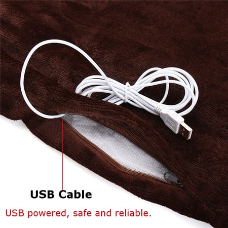 Soft Electric Warming Usb Heated Shawl And Lap Blanket Winter