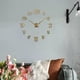 thumbnail image 1 of Reloj de pared sin marco, reloj de pared 3D DIY, reloj adhesivo de pared grande decorativo para , dormitorio, oficina, decoración Baoblaze Reloj de pared de bricolaje, 1 of 8