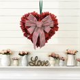 thumbnail image 2 of CWCWFHZH Valentines Day Decor Wreaths for Front Door Outside Valentine Decorations for The Home Heart Shaped Wreath for Outdoor Valentine'S Day Wreath Decoration, 2 of 6
