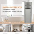 Moden Bathroom Cabinet, Freestanding Corner Cabinet Bathroom Cabinet ...