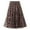 Khaki, variant on PMVFHDE Women Polka Dot Mesh Skirts For Women A Line Fairy Elastic Waist Midi High Waist Reversible Pleated Large Swing Spring Skirt Beige,One Size