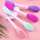 thumbnail image 5 of El cepillo de máscara facial de silicona de doble cabezal 2PCS es una herramienta de limpieza para el cuidado de la piel para aplicar crema facial, loción, arcilla y máscara facial de carbón MFZFUKR BST3021491-2, 5 of 5