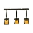 thumbnail image 2 of Meyda Tiffany 130462 38" Width Seneca T Mission 3 Light Island Pendant - Bronze, 2 of 3