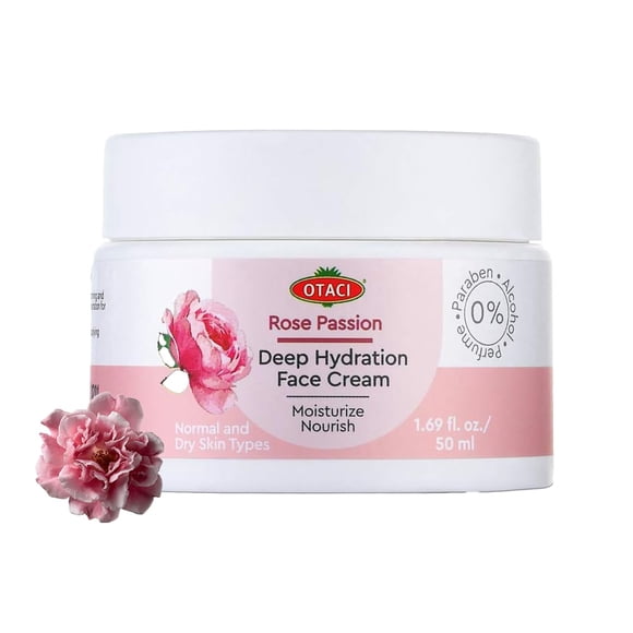 Crema facial OTACI ultranutritiva a base de hierbas con infusión de rosas, 50 ml