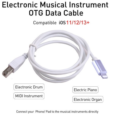 Midi OTG Piano Cable For iPhone MIDI USB Instrument Keyboard Phone