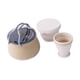 thumbnail image 5 of Hervidor de agua plegable para acampar, olla portátil para acampar, plegable con tapa de silicona Caqui, 5 of 9