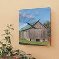 thumbnail image 2 of U R There Photography Kingston Road Grey Rustic Farmhouse Acrylic Analog Wall Clock, 2 of 6
