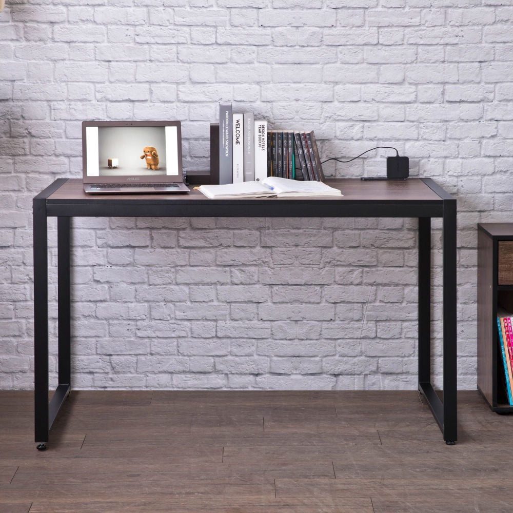 Kepooman Modern Space Saving Computer Desk with Usb Charging Ports for Home Office, Black Kepooman Modern Space Saving Computer Desk with Usb Charging Ports for Home Office, Black