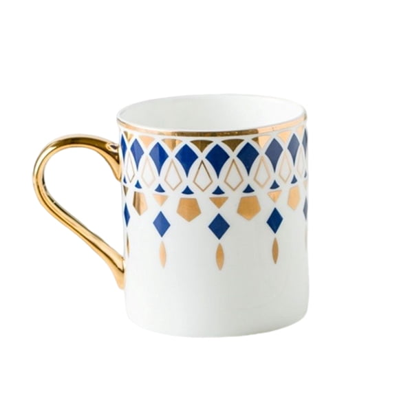 Bearachild Taza de café de cerámica de estilo británico, tazón de desayuno de superficie lisa, vaso para microondas, artículos para beber, Juegos de servir café y té