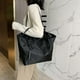 thumbnail image 1 of Bolso de hombro de tela de gran capacidad, bolso de mano portátil para estudiantes, bolso de mano moderno para chicas que van al trabajo, 1 of 6
