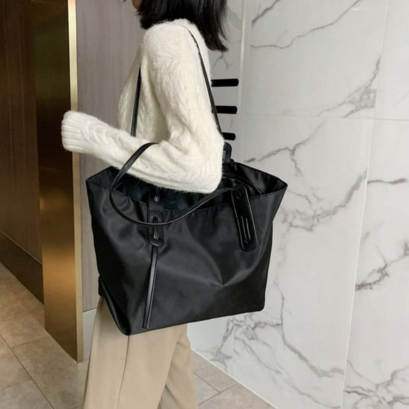 Large-capacity Cloth Shoulder Bag Commuting Ins Trendy Girl Armpit Bag Student Portable Tote Bag