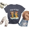 thumbnail image 3 of Merry and Bright Christmas T-Shirt – Cute Holiday Graphic Tee for Women, Men, Kids, Toddler & Baby – Family Matching Shirt, 3 of 7