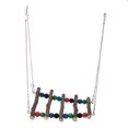 thumbnail image 2 of Oubit Parrot Toys,Parrot Swing Suspension Bridge Bird Toy Ladder Toyfor Bird Cage Convenient Use, 2 of 9