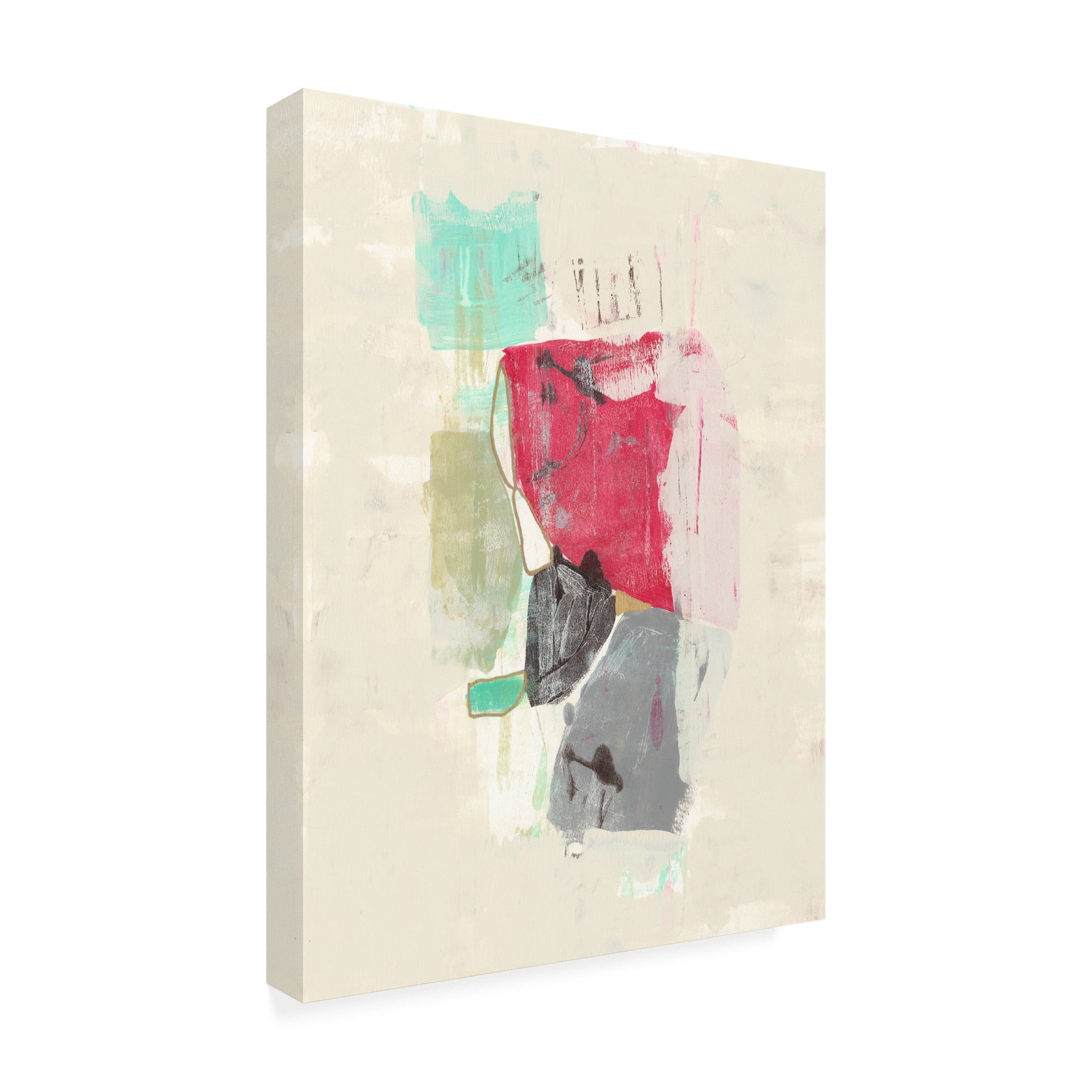 Trademark Fine Art 'Mid Century Riff I' Canvas Art by Jennifer Goldberger