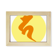 thumbnail image 1 of Culture Yellow Ha Pattern Desktop Photo Frame Picture Art Decoration Painting 6x8 inch, 1 of 3