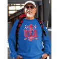 thumbnail image 2 of 4Th Of July Usa Sweatshirt Men -Image by Shutterstock, Male Small, 2 of 4