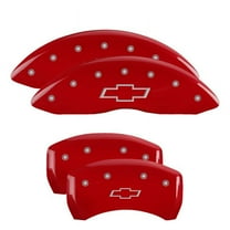 MGP 4 Caliper Covers Engraved Front & Rear 16-17 Chevy Malibu L/LS/Premier/LT Fits select: 2016-2020 CHEVROLET MALIBU LT