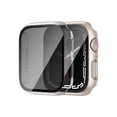 thumbnail image 1 of wonima02 2 Pack for Apple Watch Series 9 Series 8 7 Privacy Screen Protector Case 45mm, Unti-Spy Glass Protector Hard PC Cover Bumper for iWatch 9 8 7 45mm Accessories, Starlight/Clear, 1 of 1