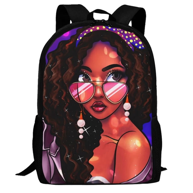 Mochila portátil Waykales African Women 17 pulgadas para niñas