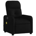thumbnail image 3 of vidaXL Electric Massage Recliner Chair Black Fabric, 3 of 9