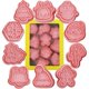 thumbnail image 1 of 10pcs Christmas Cookie Decorating Kit Festival Themed Biscuit Mould Fondant Stamps Snowflake Cookie Mould Set for Cake, 1 of 5