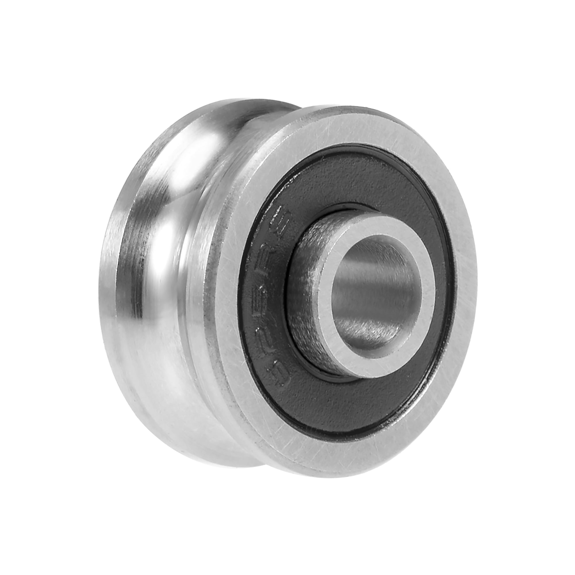 Othmro SG15 U-Groove Track Guide Bearing 5x17x8mm Pulley Wheel Bearings for Textile Machine Dual Row 