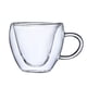 thumbnail image 2 of Bearachild Taza de agua de viaje en forma de amor, vasos de jugo de fruta de alta resistencia, accesorios de borosilicato, vasos de regalo para beber café Utensilios de cocina 300ml Bearachild HA062086-04B, 2 of 6