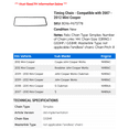 thumbnail image 2 of Timing Chain - Compatible with 2007 - 2012 Mini Cooper 2008 2009 2010 2011, 2 of 2