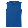 thumbnail image 5 of Yellow Rooster Men's Sleeveless PosiCharge Competitor T-Shirts True Royal M, 5 of 6