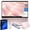 Pink, variant on HP 14" Ultra Thin 2026 Laptop with Copilot, Intel Quad-Core N150, 16GB RAM, 192GB(128GB eMMC+64GB SD Card), Windows 11 Pro,1 Year Office 365, Lightweight Green Notebook for Work and School