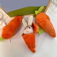 thumbnail image 6 of PEIBang Easter Carrot Plush Toy with Bunny Inside,Cute Stuffed Animal Toy for Easter Basket Stuffers and Home Decor,Easter Gift, 6 of 9