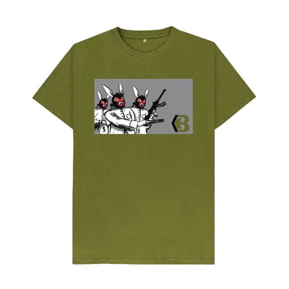 Bank Robbing Bunnies Tee Brim logo incognito