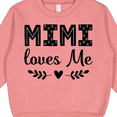 thumbnail image 3 of Inktastic Mimi Loves Me Baby Clothes Girl Toddler Sweatshirt, 3 of 4