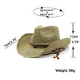 thumbnail image 2 of TYGHBN Sun Hats for Summer Large Brim Design with Adjustable Strap for Vacation and Leisure for Outdoor Activities and Sun Mens Farmer Hat Prick Hat for Beach Bank Visor Shade Hat Animal Visor Ladies, 2 of 7