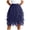 Navy, variant on Tulle Skirts for Women, Puffy Skirt Asymmetrical Midi Length Ruffled Tutu Layered Mesh Fairy Skirt (Orange, M)