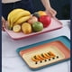 thumbnail image 2 of Bandeja de paja de trigo Bandeja decorativa para preparar alimentos para tartas y refrescos Bandeja de plástico para acampar al aire libre Bandeja de preparación de alimentos para restaurantes, 2 of 6
