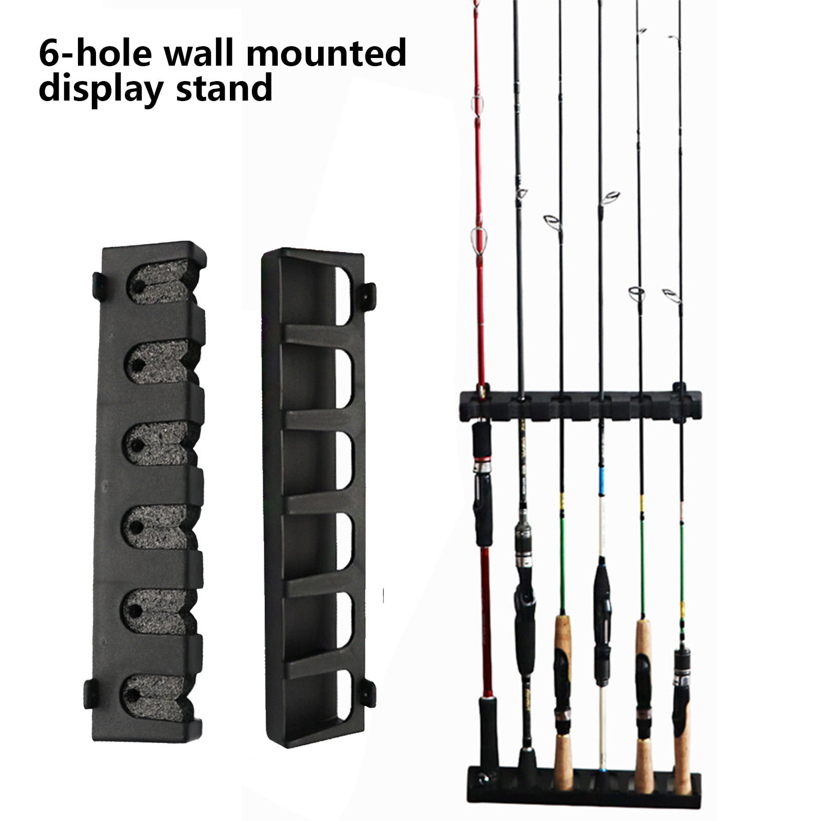 Fishing Rod Rack Holder, 15 Hole Vertical Pole Holders, Wall Mount  Fishing Rod Storage Stand - Fishing, Facebook Marketplace