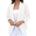 White Leisure Solid Wedding Women's Blazers & Suit Jackets, Women'S