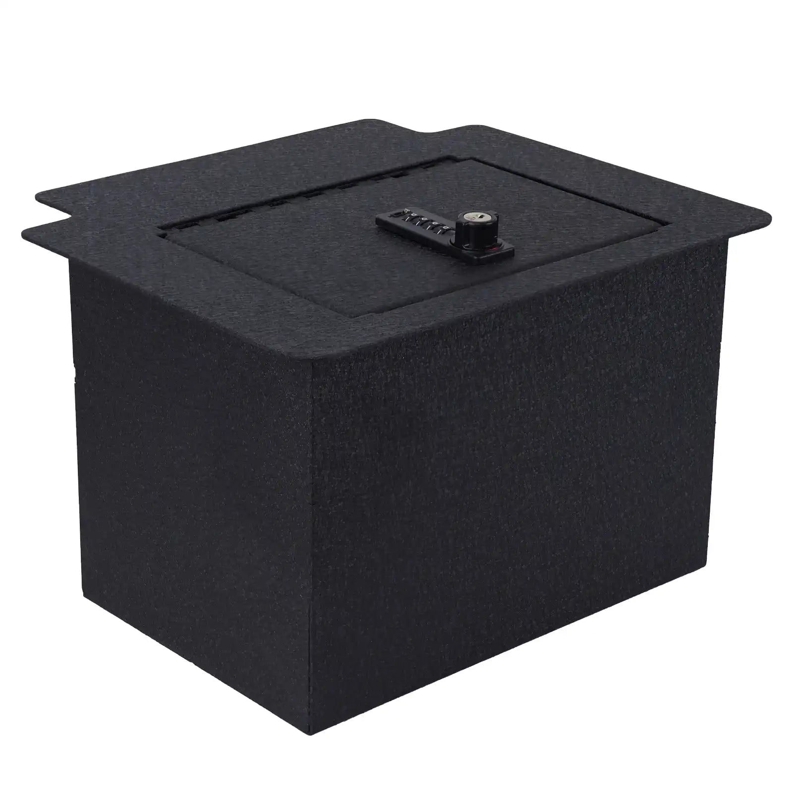 Center Console Safe Gun Safe, WASAI Premium Console Gun Vault Lockbox Compatible with Chevrolet Suburban, Tahoe & GMC Yukon 2021-2024. NOT Fit Electronic Sliding Console, 4-Digit Lock with Key.