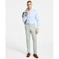 thumbnail image 2 of Bar Iii Mens Slim fit Dress Pants 31 / 30 Light Green Solid Stretch Linen, 2 of 2