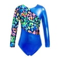 thumbnail image 3 of Manyakai Girls Gymnastics Leotards Ballet Dance Leotards Long Sleeve Tank Unitard One Piece Jumpsuit Royal Blue 10, 3 of 8
