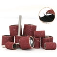 thumbnail image 3 of Lefu 12Pcs Sanding Ring with Rod Abrasive Rotary Tool Kit Sanding Drum Grinding Head, 3 of 8