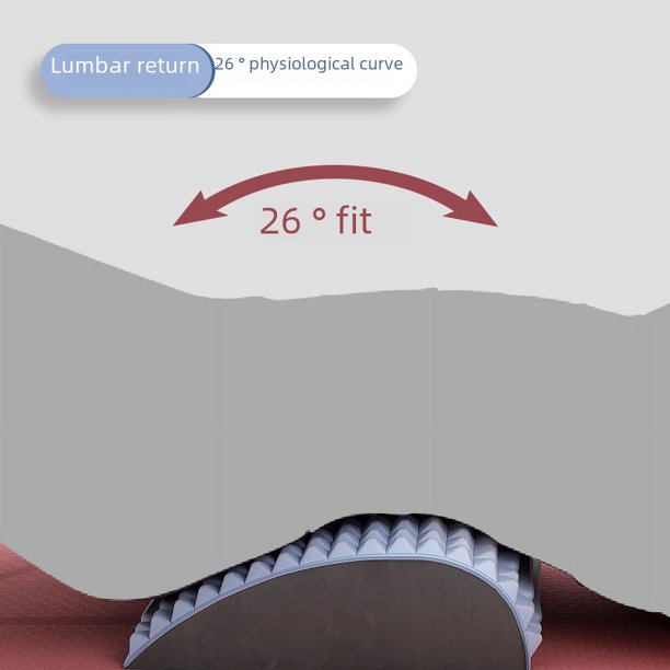 Vértebras lumbares Camilla lumbar Corrección de columna Ejercicio cervical Estiramiento de espalda Yoga Soporte de cintura y espalda
