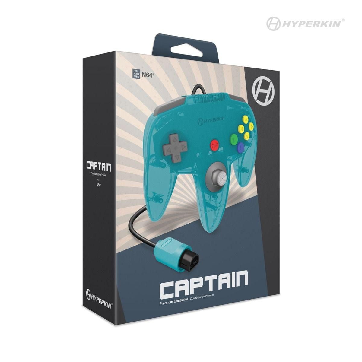 Hyperkin Captain Premium Controller for N64® (Turquoise)