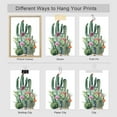 thumbnail image 5 of PixonSign Adhesive Canvas Print Wall Art Set - Vibrant Southwest Blooming Cactus Poster Art - Set of 3 Nature Wilderness Desert Plants Botanical Wall Décor for Living Room - 8"x10", 5 of 5