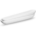 thumbnail image 4 of Kook Ceramic Olive & Cheese Boat Tray, White, 12 inch, Set of 2, 4 of 5