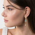 thumbnail image 2 of Christmas Earrings and Versatile Christmas Five Pointed Star Christmas Tree Tassel Earrings, 2 of 5