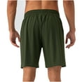 thumbnail image 3 of WIZUTIZ Mens Athletic Shorts, Men's Casual Solid Color Casual Drawstring Pockets Elastic Sports Shorts Tax Free Weekend, 3 of 3