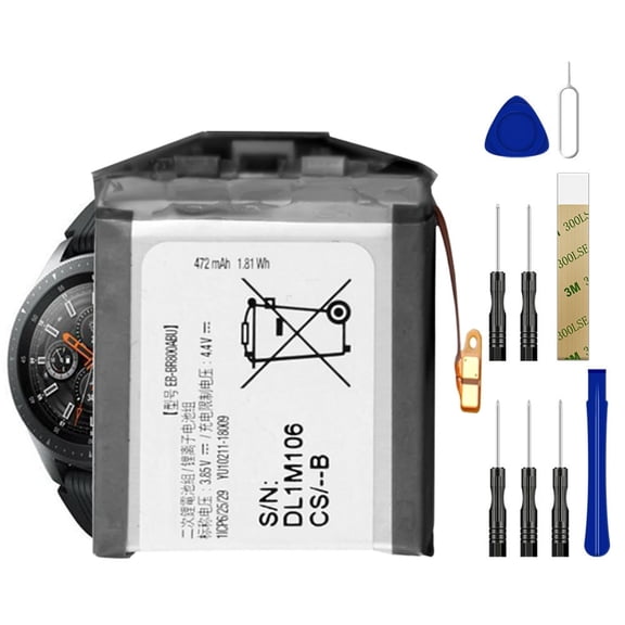 Replacement Battery EB-BR800ABU For Samsung Galaxy Watch SM-R805 SM-R805UZSAXAR Tool